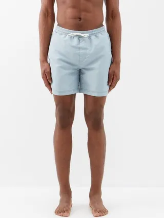Crest Of Solomeo-embroidered Swimshorts