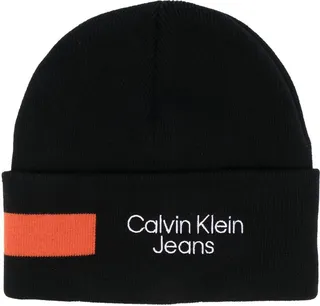 Embroidered-Logo Knitted Hat