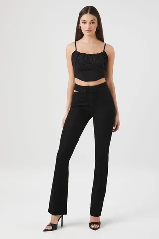 Recycled Cotton Cutout Jeans