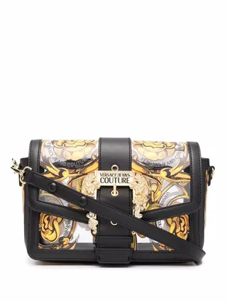 Baroque-Print Shoulder Bag
