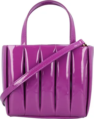 Themoirè Ginger Panelled Strapped Tote Bag