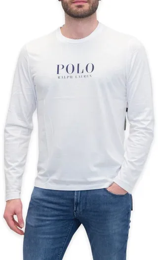 Polo Ralph Lauren Logo Printed Long-Sleeved T-Shirt