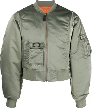 Cropped Bomber Jacket