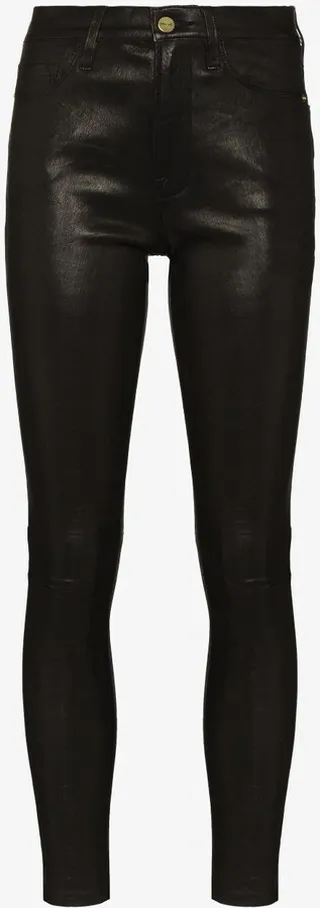 Le High Skinny Leather Trousers