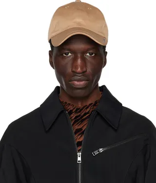 Mugler Beige Hardware Cap