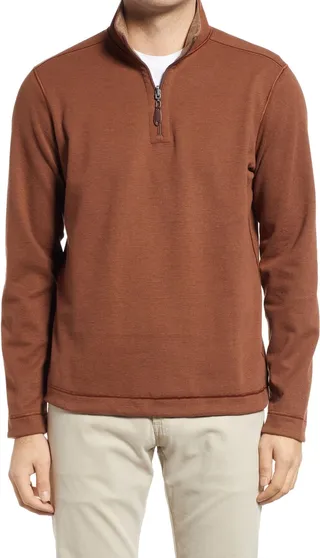 Reversible Quarter Zip Pullover