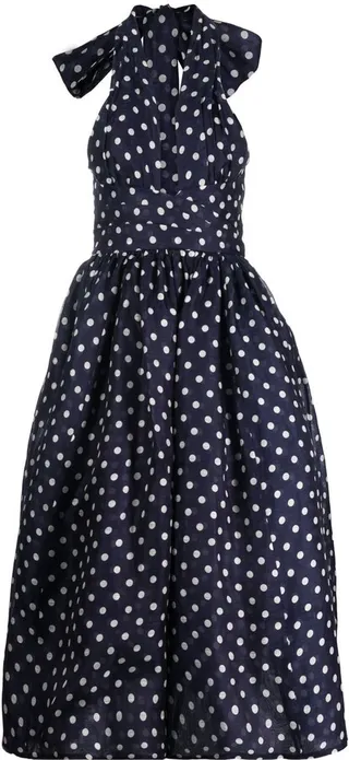 High Tide polka-dot halterneck dress