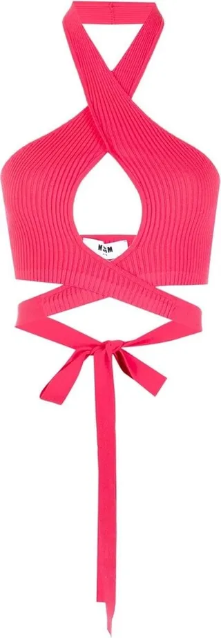 Ribbed-Knit Crop Top