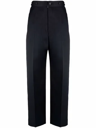 Cropped Tailored Trousers