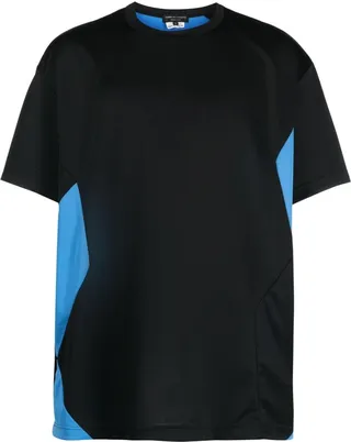 panelled-design short-sleeve T-shirt