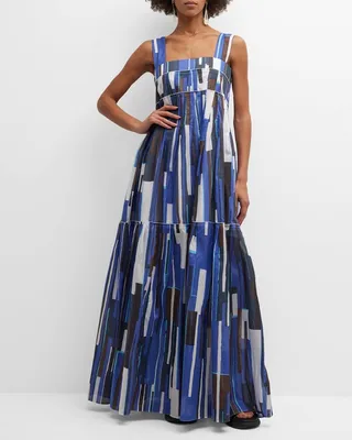 Printed Long Dress