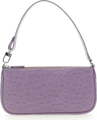 By Far Embossed Zipped Shoulder Bag