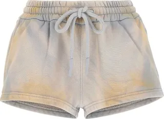 Off-White Drawstring High Waist Shorts