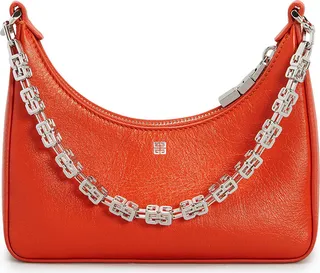 Mini Moon Cutout Shoulder Bag
