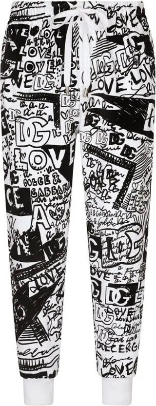 Dolce & Gabbana Graffiti Sweatpants