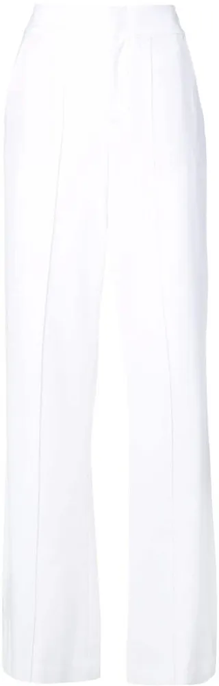 High-Waist Slim-Fit Trousers
