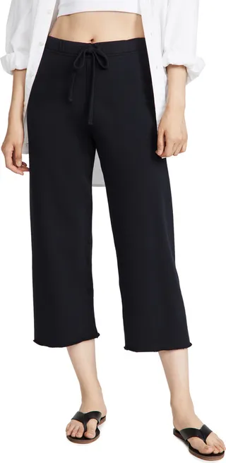 Frank & Eileen Cropped Wide Leg Sweatpants