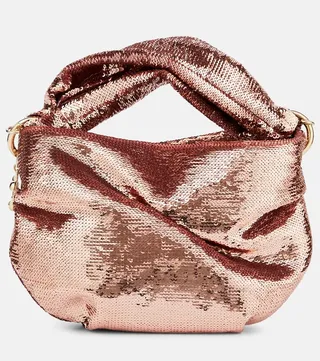 Bonny Mini sequined tote bag