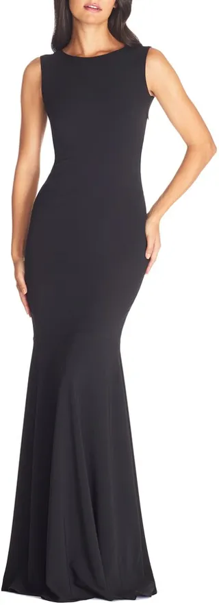 Leighton Sleeveless Mermaid Evening Gown