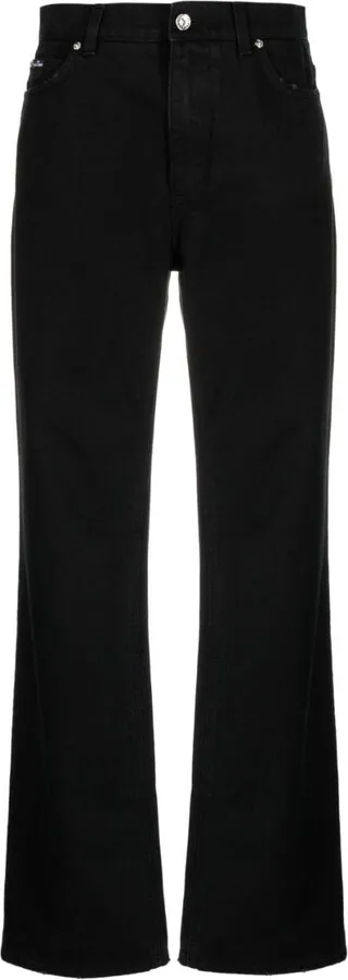 KIM DOLCE&GABBANA high-rise drop-crotch boyfriend jeans