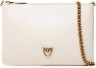 Shoulder Bag With Logo Plaque