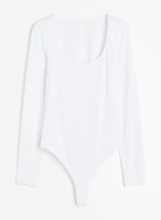 Scoop Neck Knitted Body