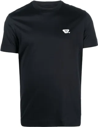 logo-embroidered short-sleeve T-shirt