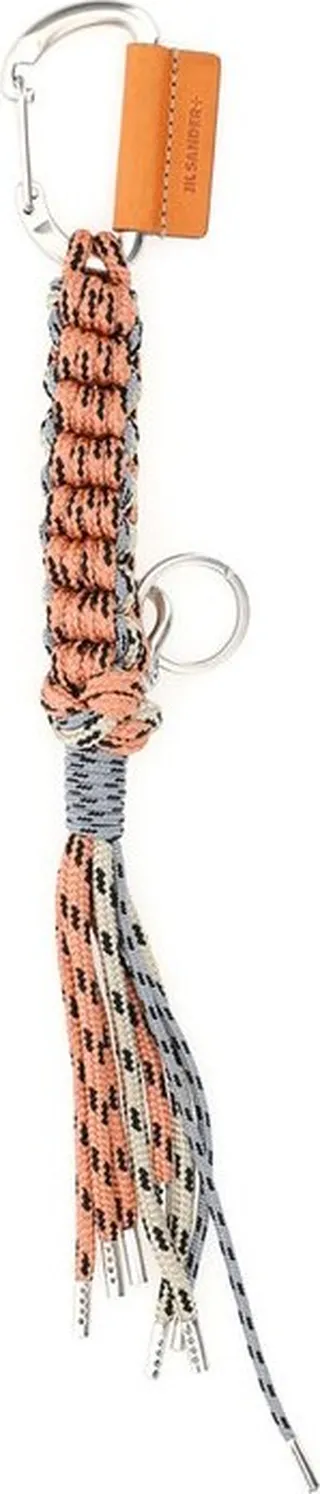 Jil Sander+ Logo Embossed Woven Carabiner Clip Keyring