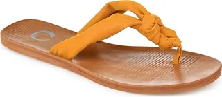 Journee Collection Brindle Flip Flop