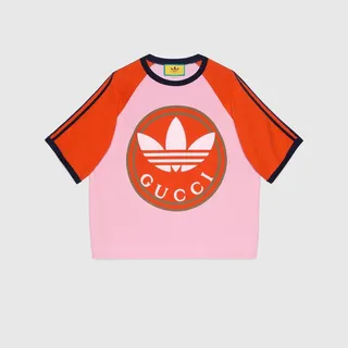 adidas x Gucci cotton jersey T-shirt