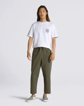 Range Loose Cropped Elastic Waist Pant