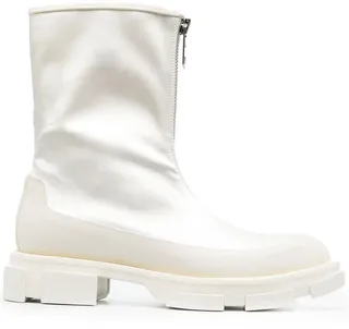 Zip-Up Ankle Boots