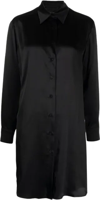 Cynthia Rowley - Silk Charmeuse Shirt Dress