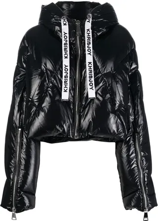 Zip-Up Hooded Padded Jacket