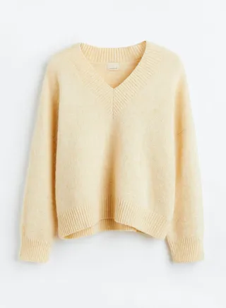 V-Neck Knitted Sweater