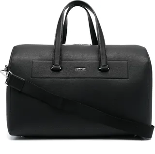 Minimalism logo-plaque holdall