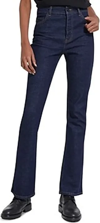 The Kooples High Rise Bootcut Jeans in Brut