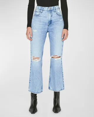 Le High N Tight Crop Mini Boot Jeans