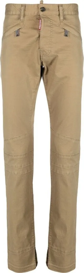 Tapered Logo-Tag Trousers