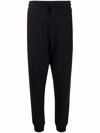 Embroidered-Logo Cotton Joggers