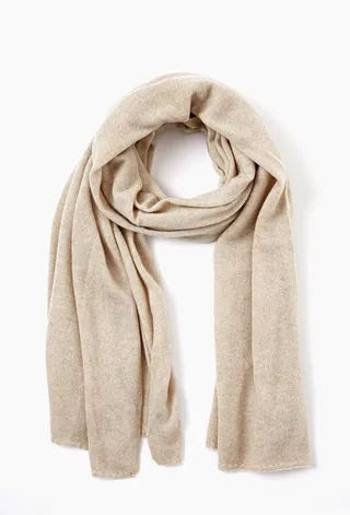 Exclusive Oatmeal Cashmere Travel Wrap