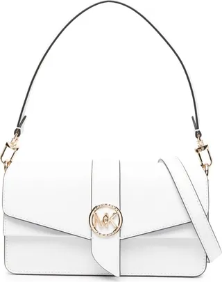 Leather Logo-Plaque Bag
