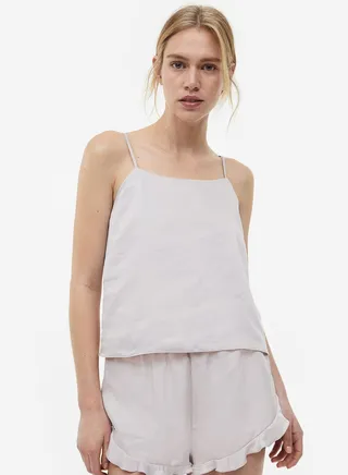 Strappy Cami & Pyjama Shorts Set