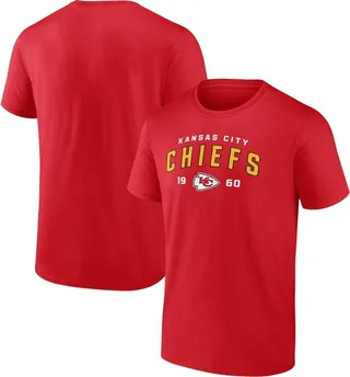Men's Fanatics Branded Red Kansas City Chiefs Big and Tall Established T-shirt