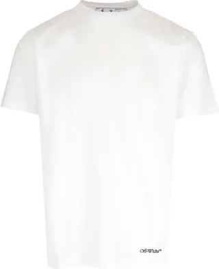 Off-White Logo Embroidered Crewneck T-Shirt