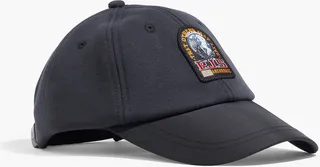 Appliquéd cotton-blend baseball cap
