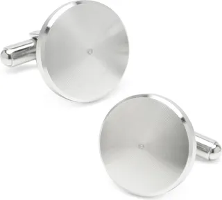 Radial Stainless Steel Cuff Links