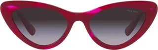 Miu Miu Eyewear Cat Eye Frame Sunglasses