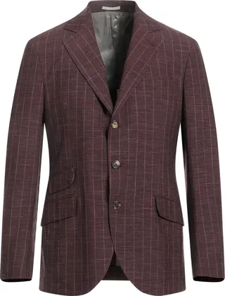 Suit Jacket Burgundy