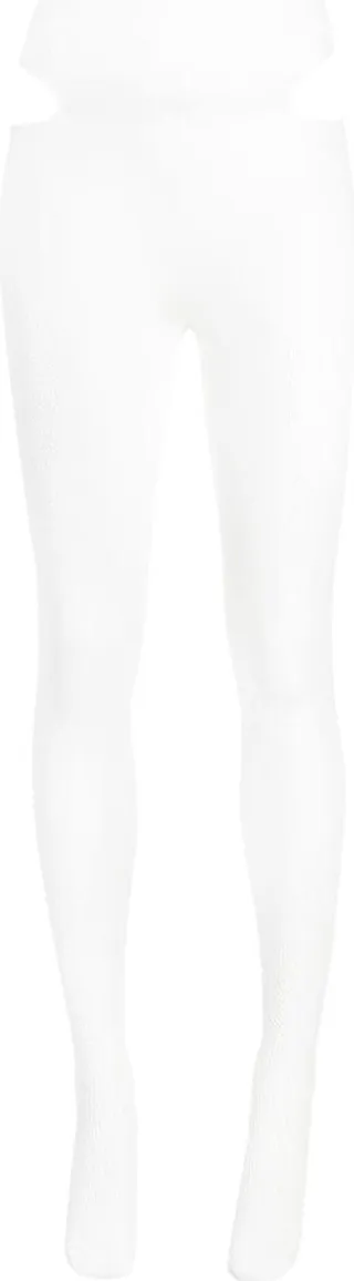 Cut-Out Mesh Tights